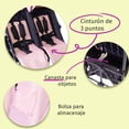 thumbnail image 2 of Carriola De Bastón Doble Aeiou Bb82 Compacta Rosa, 2 of 5