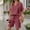 Wine, variant on GZWYHT Linen Pant Sets Women 2 Piece Outfits,Cotton Short Sets For Women Bohemian Sets Sweatsuit Lounge Set Womens Beach Vacation Set Cotton Summer Sets For Women Green M