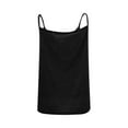 thumbnail image 4 of Scyoekwg Womens Tops Camisole Sleeveless Tank Tops Camisole Casual Summer Basic Sling Loose Solid Color V-Neck Lace Camisole T Shirts (Black,XL), 4 of 6