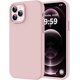 thumbnail image 1 of Funda de Silicona Engrosada para iPhone 12 Pro Max, Arena Rosa, 1 of 7