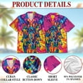thumbnail image 5 of Netecom Colorful Doberman Pinscher Hawaiian Shirt for Men, Button Down Summer Beach Short Sleeve, Doberman Pinscher Lover Gifts, S-5XL, 5 of 6