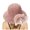 Pink, variant on AWZXDE Women's Solid Knit Lace Sun Hat with Bow, Foldable Wide Brim Beach Hat for Travel Grey,One Size