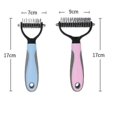 thumbnail image 4 of Hair Removal Comb For Dogs Cat Detangler Fur Trimming Deshedting Deshedding Brush Care Tool For Felted Long Hair Curly Pet, 4 of 5
