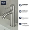 thumbnail image 5 of Grohe 23 592 A Essence 1.2 GPM Single Hole Bathroom Faucet - Nickel, 5 of 7