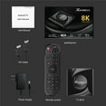 thumbnail image 3 of X88PRO13 Android TV Box, RK3528 Octa-Core, 2GB RAM 16GB ROM, Android 13, Wi-Fi 6, BT5.2, 8K Ultra HD, HDR10+, IR Remote Control, 3 of 9