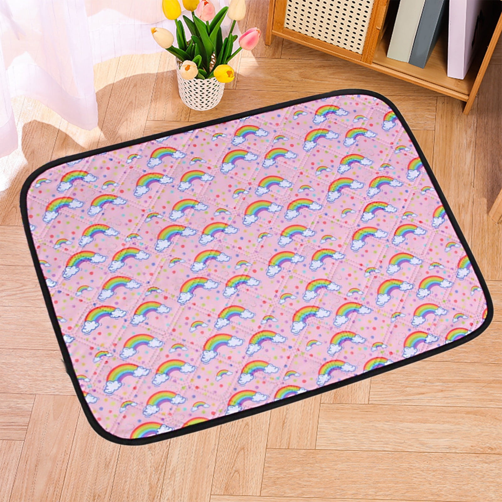 YUNAFFT Washable Dog Pee Pads - Reusable Pee Pads for Dogs Super Absorbent, Waterproof Puppy Pads Pet Training Mat for Whelping, Incontinence, Playpen, Crate, Dog Bed