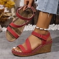 thumbnail image 4 of DAFEI Sandales Femmes Habillées à Plateforme Compensée Sandales Légères d'Été à Bride Sandales Décontractées de Vacances Augmenter la Hauteur Chaussures Rétro de Villégiature, 4 of 7