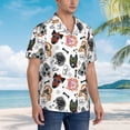 thumbnail image 6 of Picia Hip Hop Dog Gentle Cotton Regular Fit Short Sleeve Casual Hawaiian Shirt for Men-Medium, 6 of 8