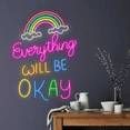 thumbnail image 2 of Glowneon Everything Will Be Okay Neon Sign, Long-lasting Decor, 2 of 3