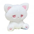 thumbnail image 5 of DOLITY Animal Stuffed Decoration Throw Animal Doll for Family White and pink B, 5 of 8