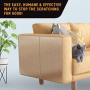 EBPP Cat Scratch Furniture Protector Tape, Pro Strength Transparent Anti-Scratch Sheets, 12-Pack.
