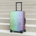 thumbnail image 6 of Pofeuu Beautiful Glitter Print Luggage Suitcase Cover Protector Luggage Washable Covers Aesthetic for 18/24/28/32 inch Luggage（No luggage included）-Small, 6 of 7