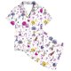 thumbnail image 2 of Odeerbi 2-12 Años Niños Niñas Pijamas de Verano de Satén Con Solapa de Muesca Camisas de Manga Corta Pantalones Cortos Conjunto de Pijama de Seda Con Estampado Suave, 2 of 5