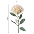 thumbnail image 5 of opvise Artificial Flower Nice-looking Vivid Colorful Single Head Hydrangea Artificial Flower Wedding Ornament for Mothers Day Green, 5 of 8