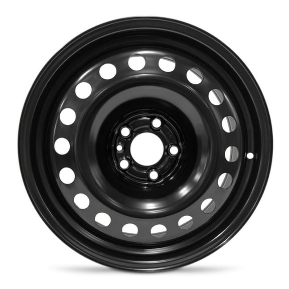 For 2017-2024 Jeep Compass 17 Inch Powder-Coated Black Streel Rim - OEM Direct Replacement - Road Ready SUV Wheel