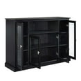 thumbnail image 5 of Pemberley Row Solid Pine Black TV Stand Rectangular Tempered Glass 52" x 15.75" x 36" Unassembled, 5 of 10