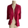 thumbnail image 3 of Cardigan Top for Women Long Sleeve Solid Open Front Long Knited Blouses Plus Size Solid Color Sweater with Pocket, 3 of 5