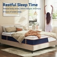 thumbnail image 5 of Queen Mattress, 10 Inch Pocket Spring and Memory Foam Mattress in a Box, Pressure Relief, Queen Size, 5 of 10