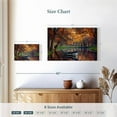 thumbnail image 4 of Elephant Stock Autumn Lake Boat Wall Art - Horizontal Canvas Wall Art - Living Room Wall Decor - Nature Canvas - Orange And Green Decor - 12" x 8", 4 of 8