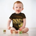 thumbnail image 3 of Bendy And The Ink Machine Baby Boy Girl Short Sleeve Romper Clothing Set Print Cartoon Baby Summer One Piece Jumpsuit, 3 of 8