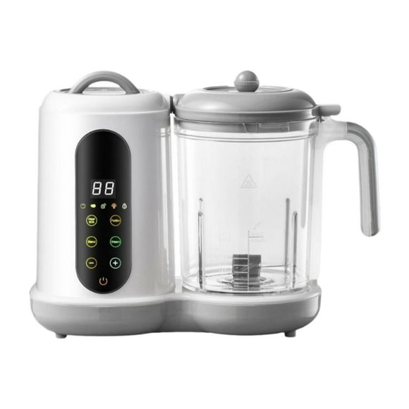 Comida para bebés, calentador de alimentos para hacer puré, con molinillos de comida para bebés digitales y multifuncionales para regalo de cumpleaños