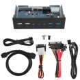 thumbnail image 1 of Usb3.0 Audio Panel Frontal Óptico 3.5 Pulgadas Usb3.0 2.0 Type-C Mic Audio Advancent EL006890-00, 1 of 6