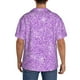 thumbnail image 3 of Fotbe Lilac Glittering Camisa Estampada de Manga Corta para Hombre, Casual de Verano, Estilo Playero, Sin Arrugas-XX-Large, 3 of 5