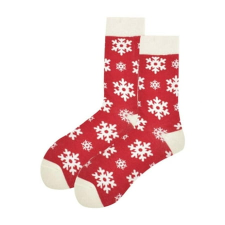 

Promotion! Christmas Socks Men Women Good Luck Sock Old Man Snowman Elk Socks
