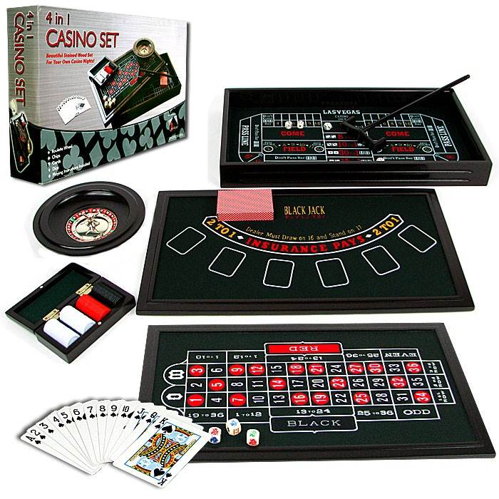 Trademark Poker 4in1 Casino Game Table