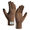 thumbnail image 2 of Jamicy Winter Touchscreen Gloves for Men Touch Screen Texting Soft Knit Outdoor Keep Warm Gloves Stretchy Gloves, 2 of 6