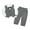 Gray, variant on Bearichfupo Toddler Kids Baby Boy Clothes Suit Gentleman Wedding Outfits Formal Dress Shirt Bowtie Vest Suspender Pants,2 Piece Set,Sizes 2-3T
