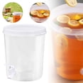 thumbnail image 2 of MOQIN 1/1.3 Gallon Drink Dispenser for Fridge, Leakproof Plastic Water Container Fridge Beverage Dispenser Ice Juice Dispenser for Home Party Restaurant Bar Buffet, 2 of 9