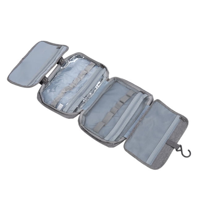 Bolsa de Aseo Colgante, 4 Cuadrículas Plegables Bolsas de Maquillaje de Viaje Diseño impermeable de suspensión Desmontable para viajar