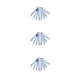 thumbnail image 4 of Guardurnaity Rodillos rizadores de pelo suaves elásticos montados en la cabeza Palo rizador sin calor Barra de dormir flexible Banda gruesa Azul 3Conjunto, 4 of 6