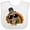 AA-White, variant on Inktastic Thanksgiving Turkey Funny Boys or Girls Baby Bib