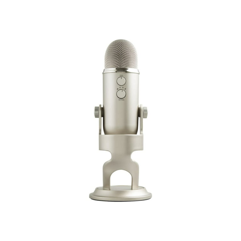 Blue Microphone Yeti Desktop Microphone, Platinum - Walmart.com