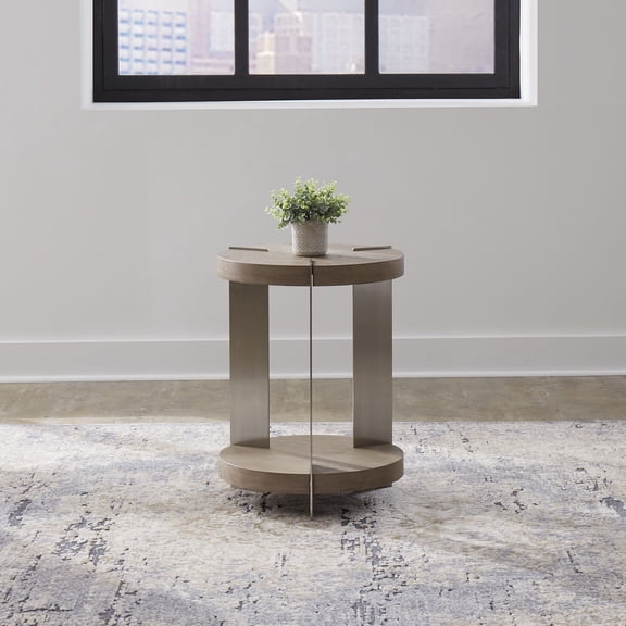 Liberty Furniture Harlow Chairside Table - Brown