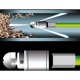 thumbnail image 5 of Sonda de desatasco BR-Vie para tubería de alta presión de 15 m, sistema antidoblado, conector interior de cobre recubierto de PVC, resistencia máxima 160 bares con 4 adaptadores esquí esquí Gafas de esquí, 5 of 5