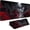Dark Moon Canyon, variant on Japanese Cherry Blossom Desk Mat Anime Gaming Mouse Pad Large Desk Pad for Desk Computer Pc Laptop Office Decor, Mouse Keyboard Pad Stitched Edges Non-Slip Rubber Mat Desk Pad, 31.5x11.8 in