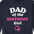 thumbnail image 3 of Barbie - Dad of The Birthday Girl - Men's Crew Neck Fleece Pullover, 3 of 5