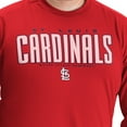 thumbnail image 5 of Men's G-III Sports by Carl Banks Red St. Louis Cardinals Adaptive Long Sleeve T-Shirt, 5 of 6