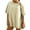 Beige, variant on YHAJDS Women's Basic T-Shirts Short Sleeve Solid Color Round Neck Loose Fit Tee
