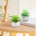 thumbnail image 4 of 2 uds. Bonsái de diamante grande, simulación de bonsái suculento, flor artificial, planta decorativa creativa, decoración interior, 4 of 5