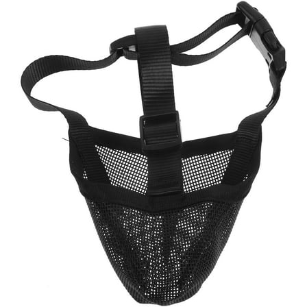 WRITWAA Adjustable Muzzle Breathable Mesh Basket for Barking and Biting Control