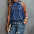 thumbnail image 4 of SMihono Hauts pour Femmes Débardeur pour Femmes Été Femme Dos Nu Col Rond Sans Manches T-Shirt à Imprimé Léopard Hauts Débardeurs pour Femmes Hauts d'Été pour Femmes, 4 of 9