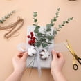 thumbnail image 5 of Fake Flowers Promotion Sale! Nomeni 24Pcs Artificial Leaves Long Stems Plants Artificial Flower Latex Real Bridal Wedding Bouquet Home Decoration, Home Decor Clearance Sale Army Green, 5 of 9
