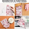 thumbnail image 4 of Cute Llamas Hearts Dish Towels Set of 6, XOXO Letters Washable Tea Towels Dishcloths Lint-Free 18x28 Inch Fast Drying for Kitchen Restaurant Bar Clean, 4 of 7