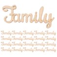 thumbnail image 1 of 50pcs Unfinished Family Wood Letters For Crafts Diy Decor Rustic Wooden Letter Signs For Family Tree Decorations Painting And Writing Projects, 1 of 8