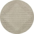 thumbnail image 2 of Unique Loom Outdoor Modern Collection Area Rug - Tambor (7' 10" Round Gray/Ivory), 2 of 6