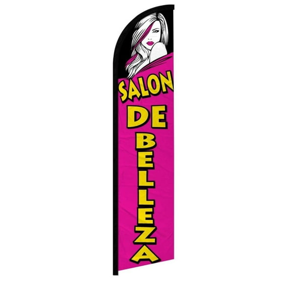 Salon De Belleza Windless Banner Flag